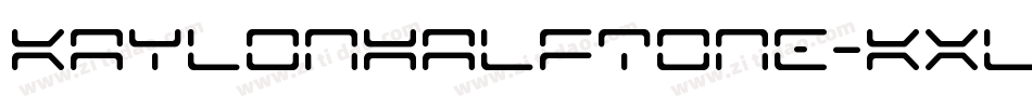 KaylonHalftone-KXLW字体转换