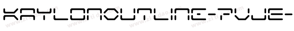 KaylonOutline-7VJE字体转换