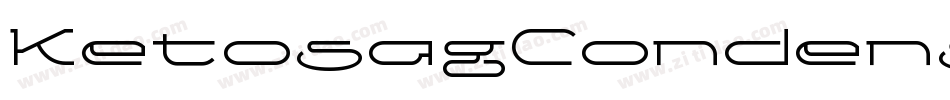 KetosagCondensedBold-8xlB字体转换