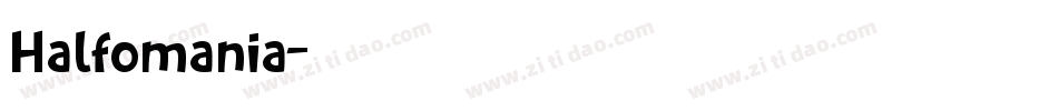Halfomania字体转换