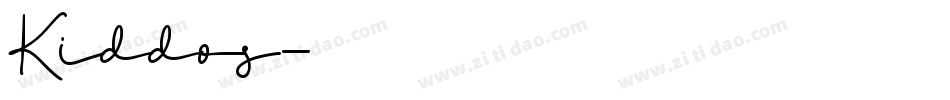 Kiddos字体转换