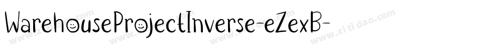WarehouseProjectInverse-eZexB字体转换