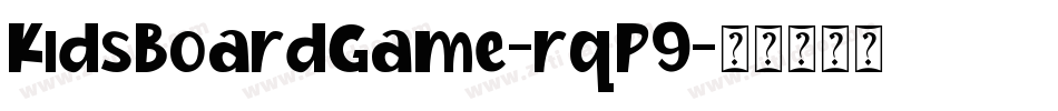 KidsBoardGame-rqP9字体转换