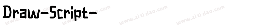 Draw-Script字体转换
