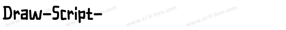 Draw-Script字体转换