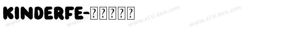KINDERFE字体转换