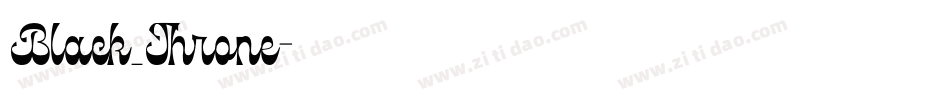 Black_Throne字体转换