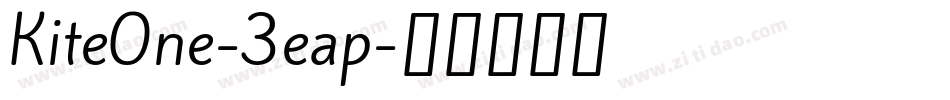 KiteOne-3eap字体转换
