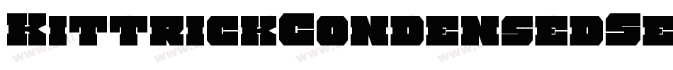 KittrickCondensedSemiItalic-lmmw字体转换