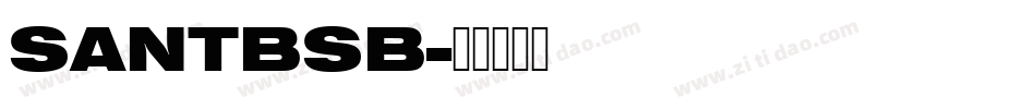 SANTBSB字体转换