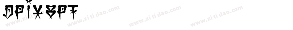 DPix_8pt字体转换