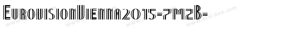 EurovisionVienna2015-7mzB字体转换