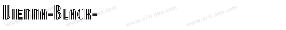 Vienna-Black字体转换