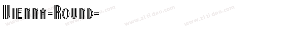 Vienna-Round字体转换