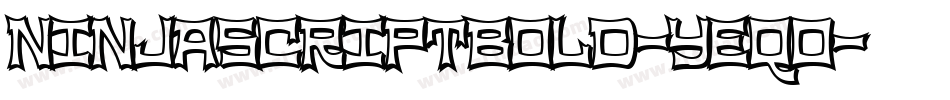 NinjascriptBold-YEqO字体转换