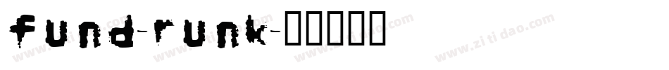Fund-Runk字体转换
