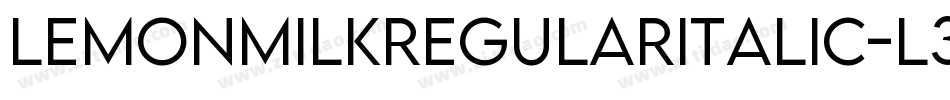 LemonMilkRegularItalic-L3AEy字体转换
