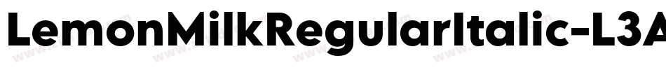 LemonMilkRegularItalic-L3AEy字体转换