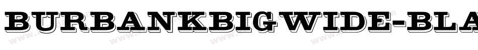 BurbankBigWide-Black字体转换