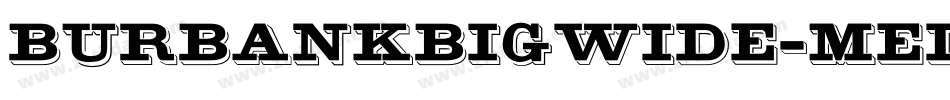BurbankBigWide-Medium字体转换