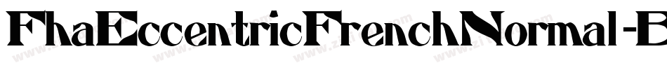 FhaEccentricFrenchNormal-Bjv8字体转换