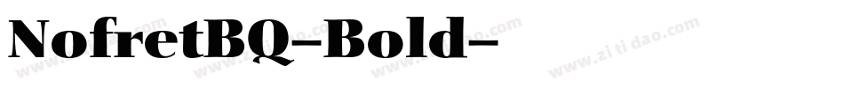 NofretBQ-Bold字体转换