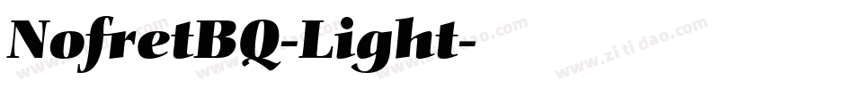 NofretBQ-Light字体转换