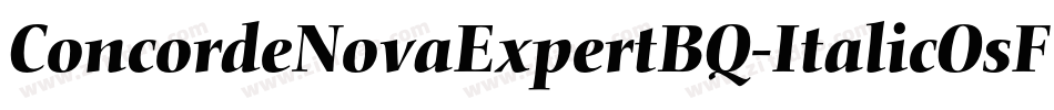 ConcordeNovaExpertBQ-ItalicOsF字体转换