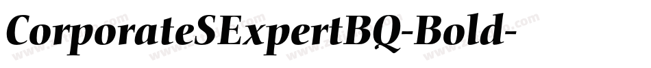 CorporateSExpertBQ-Bold字体转换