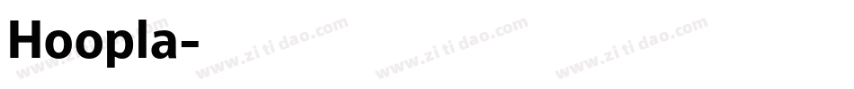 Hoopla字体转换