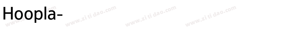 Hoopla字体转换