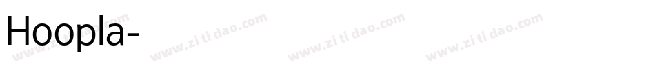 Hoopla字体转换