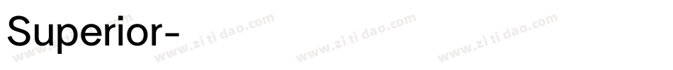 Superior字体转换