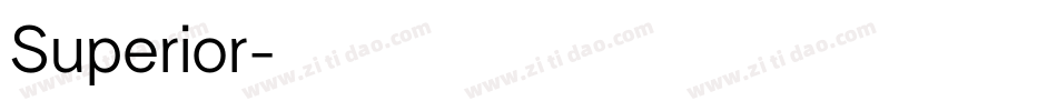 Superior字体转换