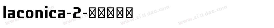 laconica-2字体转换