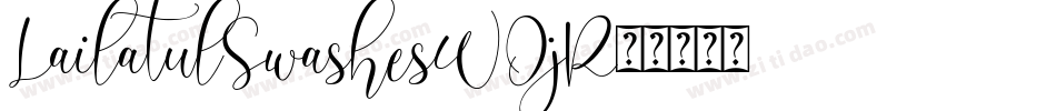 LailatulSwashes-0WOjR字体转换