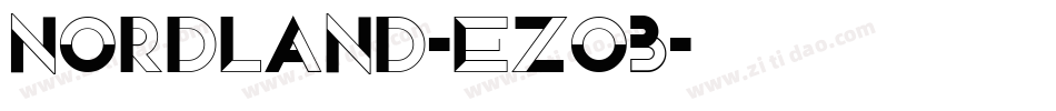Nordland-eZo3字体转换
