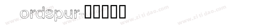 Nordspur字体转换
