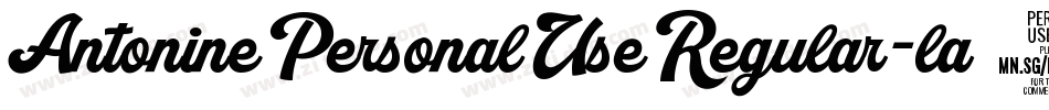 AntoninePersonalUseRegular-la9X字体转换 AntoninePersonalUseRegular-la9X字体转换