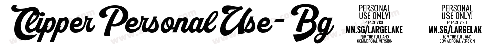 ClipperPersonalUse-Bg13字体转换