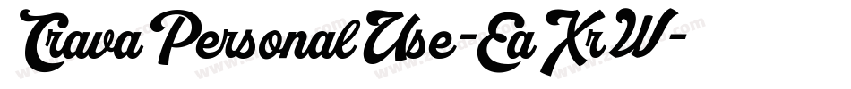 CravaPersonalUse-EaXrW字体转换