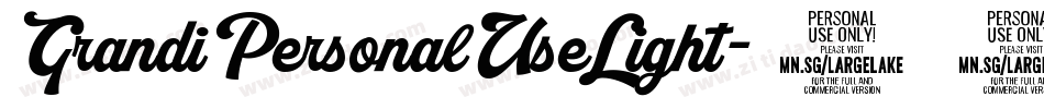 GrandiPersonalUseLight-4164字体转换 GrandiPersonalUseLight-4164字体转换