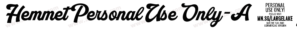 HemmetPersonalUseOnly-A6jg字体转换 HemmetPersonalUseOnly-A6jg字体转换