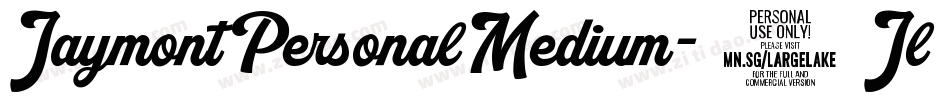 JaymontPersonalMedium-9Jl0字体转换