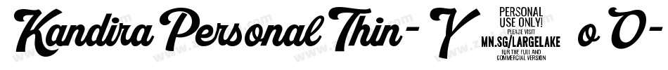 KandiraPersonalThin-Y8oO字体转换