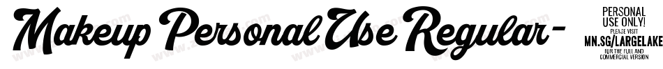 MakeupPersonalUseRegular-8Vpz字体转换 MakeupPersonalUseRegular-8Vpz字体转换