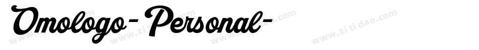 Omologo-Personal字体转换