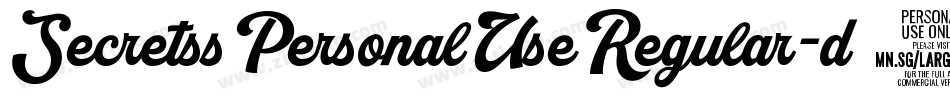 SecretssPersonalUseRegular-d1oK字体转换 SecretssPersonalUseRegular-d1oK字体转换