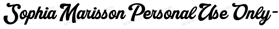SophiaMarissonPersonalUseOnly-mLZEV字体转换 SophiaMarissonPersonalUseOnly-mLZEV字体转换