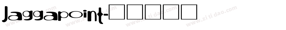 Jaggapoint字体转换